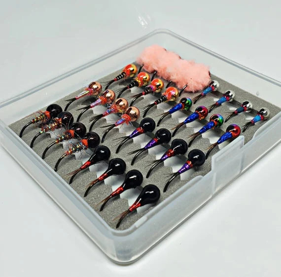 Hares Ear Perdigon Winter Fly Box Euro Nymph